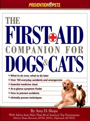 cover image of The First-Aid Companion for Dogs and Cats (Prevention Pets)